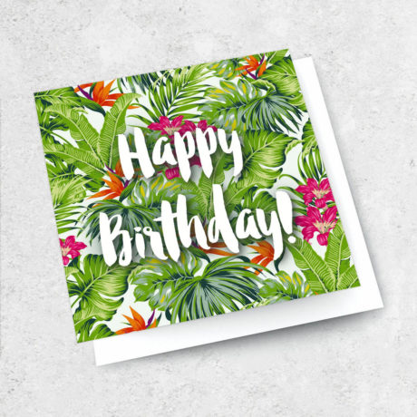 Tropicalhappybirthdaygiftcard